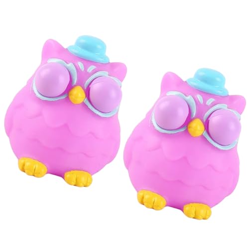 Abaodam 2 Stück Teiliges Katzenkopf Eule Stressball Buntes Elastisches Quetschspielzeug für Erwachsene Lustiges Dehnbares Fidget Toy Geschenk für Party und Stressabbau Abaodam 2 Stück Teiliges Katzenkopf Eule Stressball Buntes Elastisches Quetschspielzeug für Erwachsene Lustiges Dehnbares Fidget Toy Geschenk für Party und Stressabbau von Abaodam