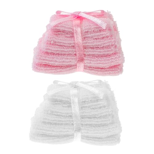 Abaodam 2 Stück Teiliges Mini-microfaser-Handtuch-Set für Puppenhaus Badezimmer Realistische Kompakte und Stabile Mini-badetücher Detailreiche Muster Vielseitig Einsetzbar für Abaodam 2 Stück Teiliges Mini-microfaser-Handtuch-Set für Puppenhaus Badezimmer Realistische Kompakte und Stabile Mini-badetücher Detailreiche Muster Vielseitig Einsetzbar für von Abaodam