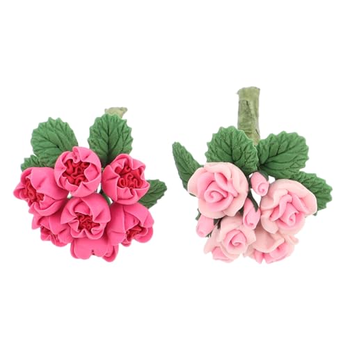 Abaodam 2 Stück Teiliges Miniatur-blumenarrangement für Puppenhäuser Realistische Kleine Blumenbouquets Leichte Kinderfreundliche Mikro-landschaftsdekoration Vielseitig für Miniaturgärten Abaodam 2 Stück Teiliges Miniatur-blumenarrangement für Puppenhäuser Realistische Kleine Blumenbouquets Leichte Kinderfreundliche Mikro-landschaftsdekoration Vielseitig für Miniaturgärten von Abaodam