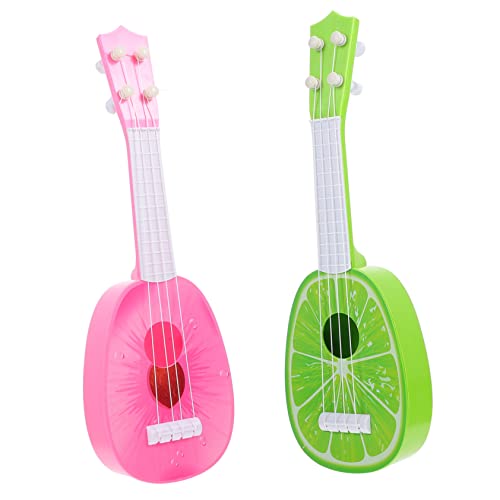 Abaodam 2 Stücke Saiten Mini Gitarre Musik Musikinstrumente Gitarren Für Mini Gitarre Ukulele Gitarre Modelle Kunststoff Grün von Abaodam