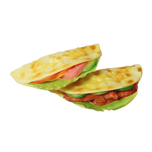 Abaodam 2 Stücke Simulation Pfannkuchen Modell Gefälschte Burrito Dekorative Lebensmittel Modell Für Küche Restaurant Display Realistische Hand Greifen Kuchen Modelle von Abaodam