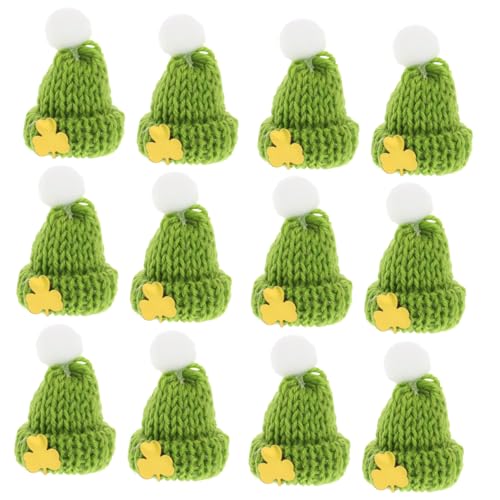 Abaodam 20 Stück Mini St. Patrick's Day Hüte für Puppen, grüne Strickmützen für Partydekorationen für Themenfeiern, skurriles Zubehör für Bastelarbeiten und festliche Zusammenkünfte Abaodam 20 Stück Mini St. Patrick's Day Hüte für Puppen, grüne Strickmützen für Partydekorationen für Themenfeiern, skurriles Zubehör für Bastelarbeiten und festliche Zusammenkünfte von Abaodam