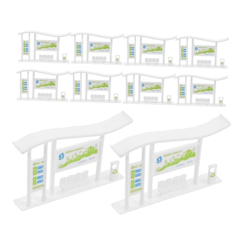 Abaodam 20 Stück Miniatur Busbahnhof Modell aus Langlebigem Kunststoff Realistische Details für Puppenhaus Dekoration Fotorequisiten und Landschaftsgestaltung Vielseitig für Modellbahn und Abaodam 20 Stück Miniatur Busbahnhof Modell aus Langlebigem Kunststoff Realistische Details für Puppenhaus Dekoration Fotorequisiten und Landschaftsgestaltung Vielseitig für Modellbahn und von Abaodam