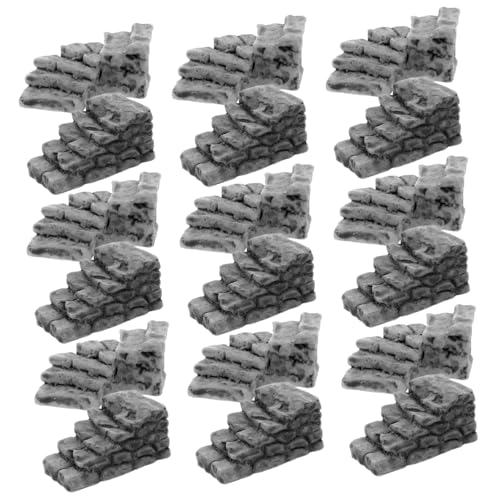 Abaodam 20 Stück Miniatur Treppenhaus Modell Puppenhaus Treppe Miniatur Treppen Dekor Mini Gartentreppe Hellgraues Abaodam 20 Stück Miniatur Treppenhaus Modell Puppenhaus Treppe Miniatur Treppen Dekor Mini Gartentreppe Hellgraues von Abaodam