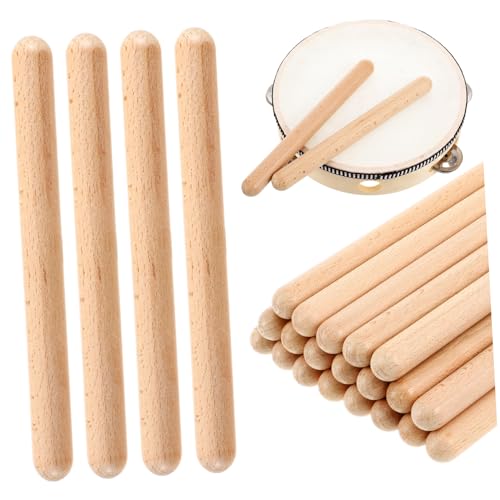 Abaodam 20 Stück Teiliges Holz Rhythmusstöcke für Pädagogisches Schlaginstrument Fördert Rhythmusgefühl und Kreativität für Musikunterricht und Spielerisches Lernen Abaodam 20 Stück Teiliges Holz Rhythmusstöcke für Pädagogisches Schlaginstrument Fördert Rhythmusgefühl und Kreativität für Musikunterricht und Spielerisches Lernen von Abaodam