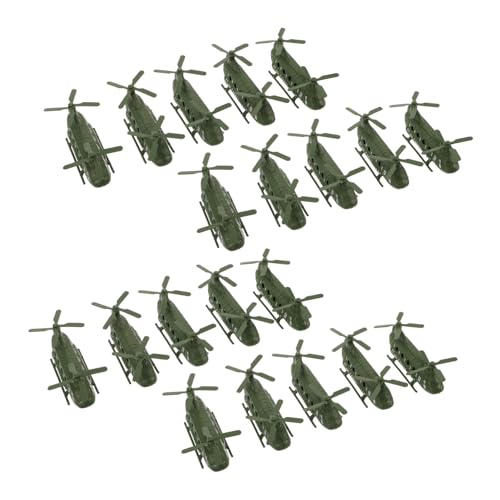 Abaodam 20 Stück Teiliges -Hubschrauber Realistisches Dualrotor-transportflugzeug Detailgetreues Modell für Jungen und Mädchen Sandtisch-Dekoration und Lernspielzeug Abaodam 20 Stück Teiliges -Hubschrauber Realistisches Dualrotor-transportflugzeug Detailgetreues Modell für Jungen und Mädchen Sandtisch-Dekoration und Lernspielzeug von Abaodam