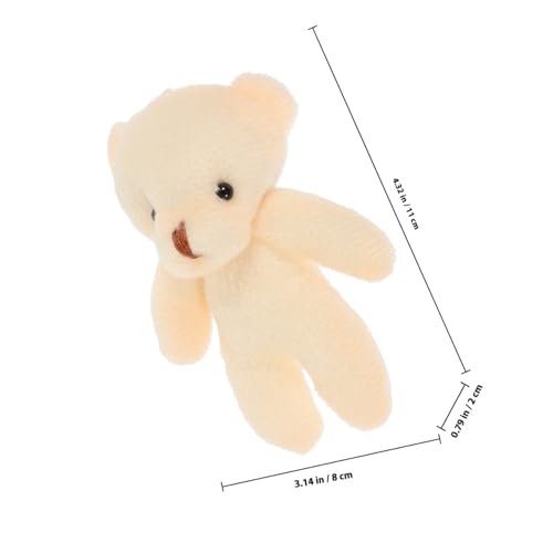Abaodam 20 Stück Teiliges Mini Bären Anhänger Pp baumwollfüllung Leichte Kompakte Schlüsselanhänger in Niedlicher Mini bär Form Langlebig Dekoration oder Geschenk Abaodam 20 Stück Teiliges Mini Bären Anhänger Pp baumwollfüllung Leichte Kompakte Schlüsselanhänger in Niedlicher Mini bär Form Langlebig Dekoration oder Geschenk von Abaodam