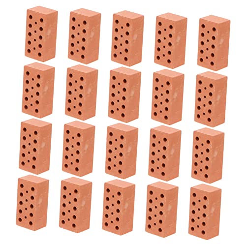 Abaodam 20 Stück Teiliges Miniatur Ziegelsteine für DIY Sandtisch Modellbau Glatte Oberfläche Langlebige Simulation Backsteine Handfreundlich für Architekturmodelle Dioramen Puppenhäuser Abaodam 20 Stück Teiliges Miniatur Ziegelsteine für DIY Sandtisch Modellbau Glatte Oberfläche Langlebige Simulation Backsteine Handfreundlich für Architekturmodelle Dioramen Puppenhäuser von Abaodam
