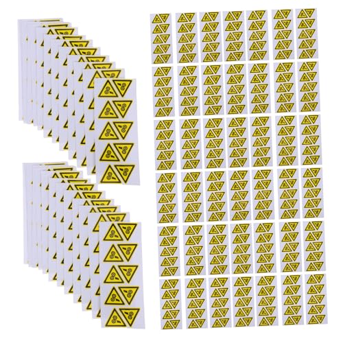 Abaodam 200stücke Sicherheitswarnaufkleber Selbstklebend Für Maschinen Und Arbeitsplätze Warnetiketten Vor Handverletzungen Geeignet Für Elektrozäune Und Industrieanlagen Abaodam 200stücke Sicherheitswarnaufkleber Selbstklebend Für Maschinen Und Arbeitsplätze Warnetiketten Vor Handverletzungen Geeignet Für Elektrozäune Und Industrieanlagen von Abaodam