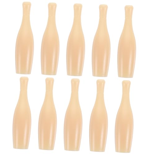 Abaodam 20St Bowlingkugel Mini-Bowling Bowling- Maschine Schreibtisch-Bowling-Spielzubehör Tischbowling Tischspiel-Bowlingkugeln Desktop-Bowling-Zubehör die Hüften Khaki von Abaodam