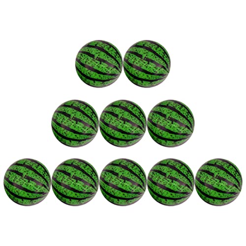 Abaodam 20St Hüpfender Ball Pool Toys for hühner wasserbal Outdoor für den Pool Flummi Springender Ball der Wassermelone Bildungsspielzeug Plastik Green von Abaodam