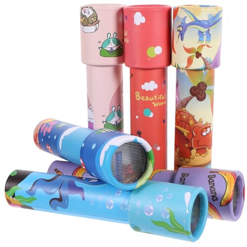 Abaodam 24 STK schönes Kaleidoskop-Spielzeug Kaleidoskop Spielzeug Kleinkind Zinn Kinderspielzeug Kaleidoscope Geschenk für Jungen Kaleidoskop-Bereich Schüttgut 3D von Abaodam