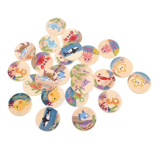 Abaodam 24stücke Teiliges Holz-Memory-Spiel Mit Meeresbewohnern Für Junge Mädchen Pädagogisches Tier-Matching-Spiel Konzentration Und Kognitiven Fähigkeiten Bei Kleinkindern Abaodam 24stücke Teiliges Holz-Memory-Spiel Mit Meeresbewohnern Für Junge Mädchen Pädagogisches Tier-Matching-Spiel Konzentration Und Kognitiven Fähigkeiten Bei Kleinkindern von Abaodam