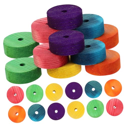 Abaodam 24 Stück Teiliges Bunte Holzräder für Holzspielzeug Autoreifen DIY Bastelset Lernspielzeug für Kreative Modellbauprojekte Jungen und Mädchen Abaodam 24 Stück Teiliges Bunte Holzräder für Holzspielzeug Autoreifen DIY Bastelset Lernspielzeug für Kreative Modellbauprojekte Jungen und Mädchen von Abaodam