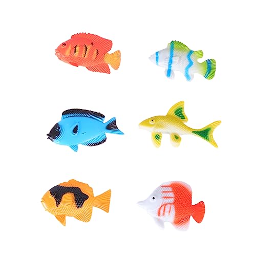 Abaodam 24 Stück Teiliges Fischspielzeug Set mit Tropischen Fischen und Goldfischen aus Realistische Meeresbewohner Figuren für Vorschulkinder Pädagogisches Lernspielzeug und Abaodam 24 Stück Teiliges Fischspielzeug Set mit Tropischen Fischen und Goldfischen aus Realistische Meeresbewohner Figuren für Vorschulkinder Pädagogisches Lernspielzeug und von Abaodam