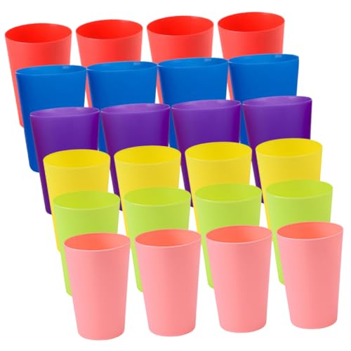 Abaodam 24St Tassen stapeln Stacking Cups plastikenten spielwaren für draußen travel Toys spielsachen für draußen -Stapelbecher Stapelbecher für Stapelbecher für Babys von Abaodam