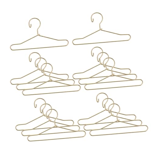 Abaodam 25 Stück Teiliges Mini Metall Kleiderbügel für Puppenkleidung Kleine Miniatur Kleiderständer aus Robustem Metall Platzsparend und Langlebig für Puppenschränke und Sammler Abaodam 25 Stück Teiliges Mini Metall Kleiderbügel für Puppenkleidung Kleine Miniatur Kleiderständer aus Robustem Metall Platzsparend und Langlebig für Puppenschränke und Sammler von Abaodam