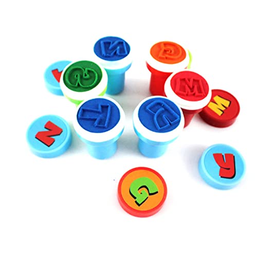 Abaodam 26St Stampfer jucarii pentru copii spielzeuge für zabawki stymulujące rozwój Alphabet Stamps Alphabet-Stempel für Kinderstampfer von Abaodam