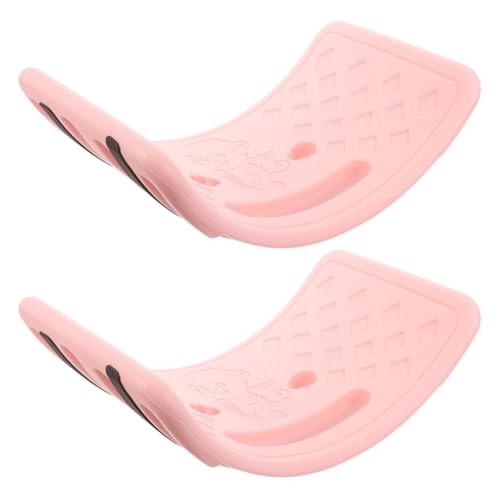 Abaodam 2St Balance Board sensorische Integration gleichgewichtstraining Lernspielzeug für kindersicherheit zappeln Wackelkissen drinnen Yoga-Brett Trainingsschaukelbrett Sport Rosa von Abaodam