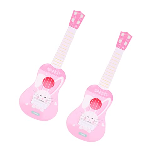 Abaodam 2St Gitarre Guitar für gieskanne kinderspielzeug Educational Toys Kid Toys Zappelspielzeug Dingle Musikinstrumente pädagogisches Plastik von Abaodam