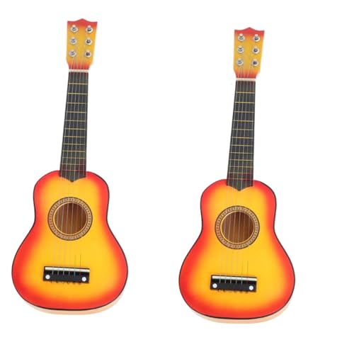 Abaodam 2St Gitarrenspielzeug für Kinder Geburtstagsgeschenk für Kinder Pädagogisches Spielzeug für Kinder -Gitarrenspielzeug Musikgitarre für Kinder Gitarren für Kinder Spielzeug von Abaodam