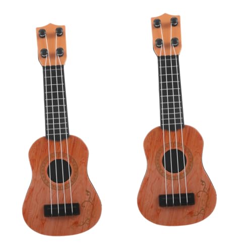 Abaodam 2St Gitarrenspielzeug für Kinder Mini-Musikinstrument Banjo-Instrument-Spielzeug Kinder Gitarre Spielzeug Musikalisches Spielzeug für Kinder Mini-Instrument Vorschulspielzeug Abs von Abaodam