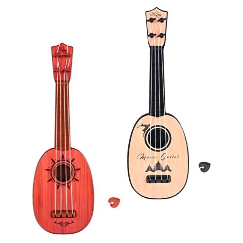 Abaodam 2St Gitarrenspielzeug kinderinstrumente musikinstrumente Mini Ukulele Instrument Gitarre für Musikalisches Gitarre Abs von Abaodam