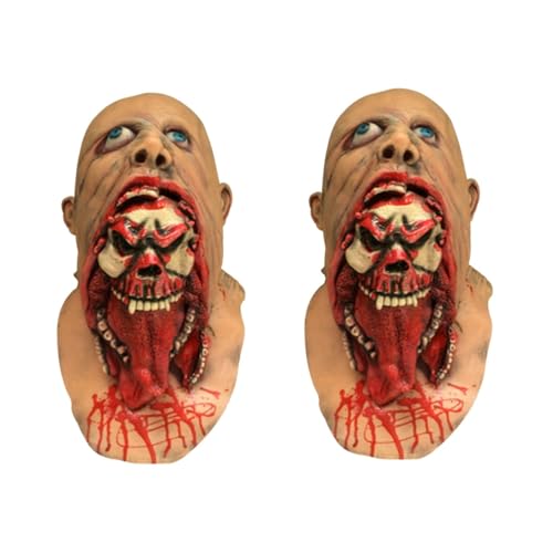 Abaodam 2St Halloween-Maske Horror-Maske Horror-Zombie-Maske Halloween- halloween costume halloween kleidung Costume party mask scary mask halloween klamotten halloween mask von Abaodam