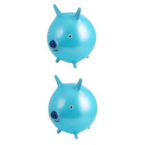 Abaodam 2St Hüpfball für Kinder federnd Kinder hüpfend Weltraumspielzeug Hüpfbälle für Partyspielzeug Spielzeug für Kinder kinderspielzeug Kinder Sport kindersport Cartoon-Hüpfball Blue von Abaodam