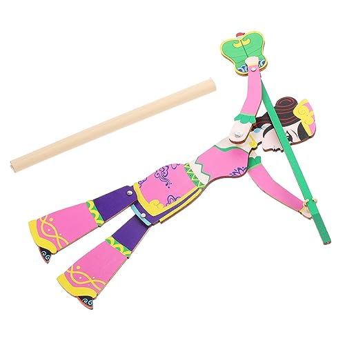 Abaodam 2St Marionette Spielzeug Kinder bastelset die volksschule Decor spielsachen Chinesische Schattenfiguren Kinder spielset Schattenpuppenspiel für Kinder Schattenpuppenmaterial Holz von Abaodam