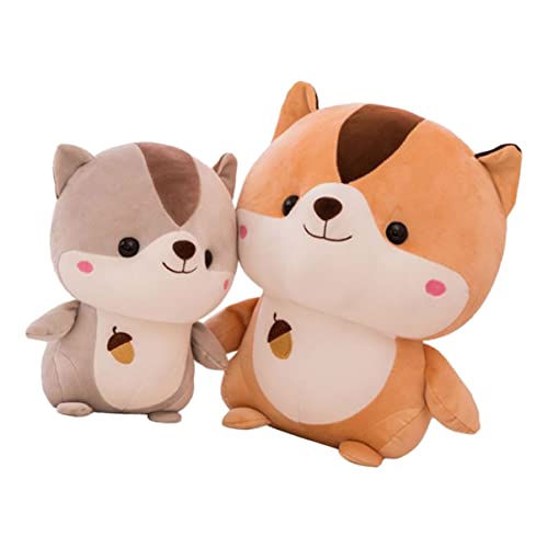 Abaodam 2St Puppe kuscheltiere pummeluff Kuscheltier Toys spielwaren spielzeuge plushbit Plüsch-Waschbär- gefülltes Waschbärspielzeug Cartoon-Plüschtier PP Baumwolle von Abaodam