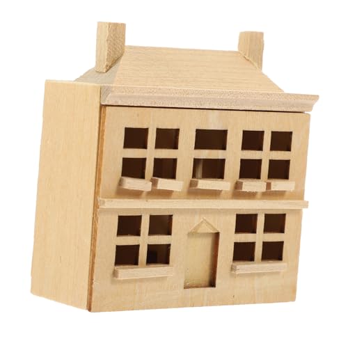 Abaodam Lehrreich 2St Puppenhausdekoration 3D-Puzzle-Puppenhaus spielhaus Spielzeug selber Machen Kinder tun so, als würden sie Spielzeug Spielen Mini-Möbel Tasche Ornamente Holz von Abaodam