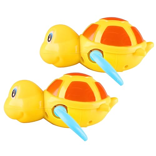 Abaodam 2St Uhrwerk Turtle sup spielsachen säugling Toy für Babys Schwimmende Badewannen-Spielzeuge Babybadspielzeug Abs Yellow von Abaodam