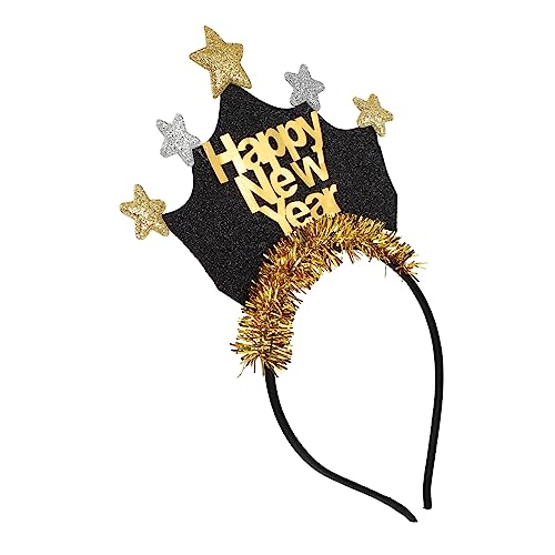 Abaodam 2St neues jahr stirnband silvester haarband Dekor damen stirnbänder Haarbänder faschings haarschmuck faschings haarreif Zubehör für Partykostüme Partyzubehör für Silvester Grüßer von Abaodam