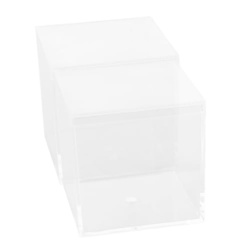 Abaodam 2er-Box Zauberwürfel-displaybox Klarsichtwürfel-sammelbox Kleine Kisten Puzzle-würfel-vitrine Kleine Schachteln Mit Deckel Puzzle-würfelbehälter Transparent Acryl von Abaodam