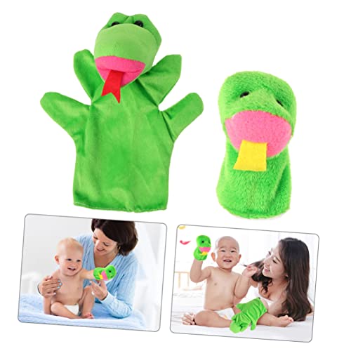 Abaodam Schlangen-handpuppe 2 Stück Schlangenförmige Fingerpuppe Für Jungen Und Mädchen Eltern-Kind-interaktionsspielzeug von Abaodam