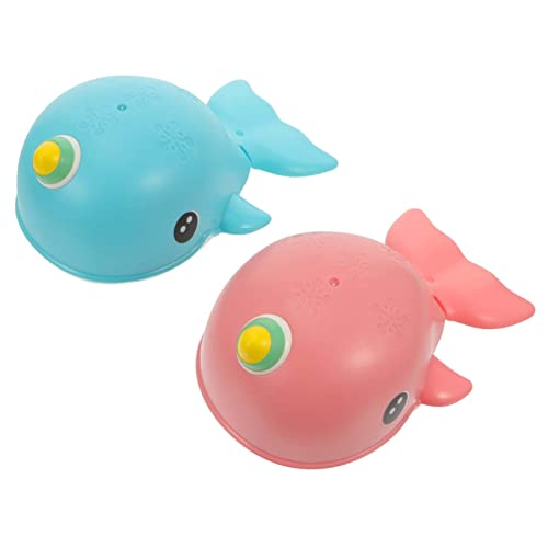 Abaodam 2er Set Walfisch Badewannenspielzeug Aufziehbares Wasser Für Babys Und Kleinkinder Ideal Für Badespaß Der Badewanne Pink + von Abaodam