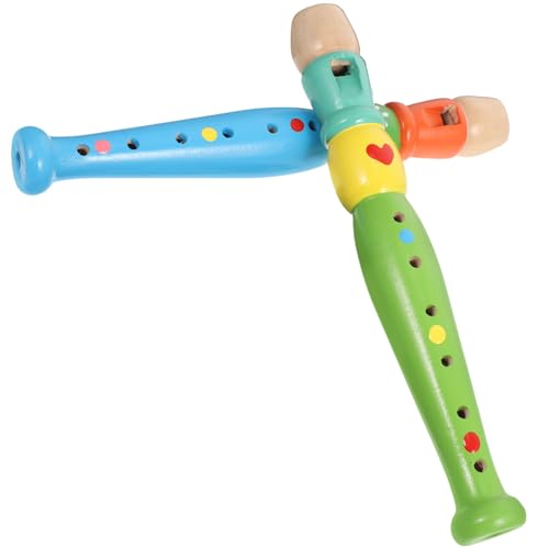 Abaodam 2st 6-Loch-Piccolo Holzbläser Für Kinder Professionelle Flötenreinigungsset Blockflöteninstrument Für Kinder Flötenspielzeug Für Kinder Blockflöten-holzbläser Entwickeln von Abaodam