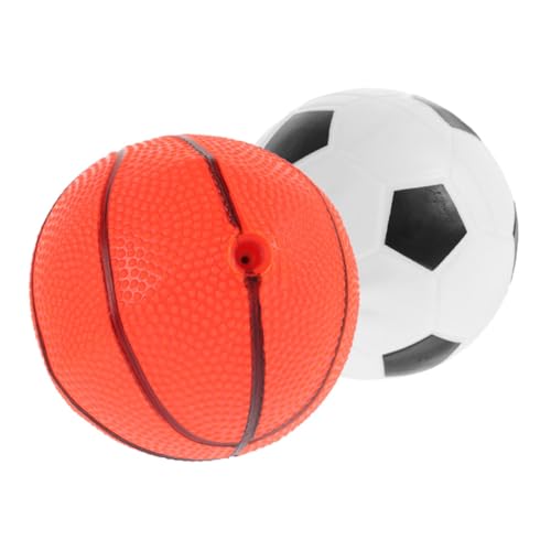 Abaodam 2st Aufblasbares Ballspielzeug Buntes Ballspielzeug Spielplatzball Streichelball Spielen Lustiger Hüpfender Ball Hüpfbälle Für Kinder Aufblasbarer Sportball Kickball Kinderball PVC von Abaodam