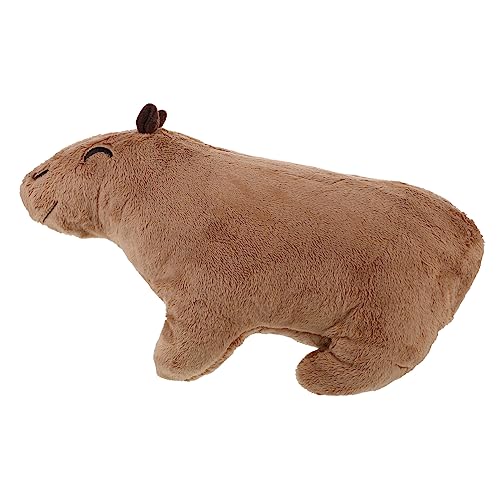 Abaodam 2st Capybara-Puppen Weiche Tierpuppe Capybara-plüschpuppe Bett Plüschtier Gefüllte Puppenspielzeuge Plüsch Capybara Simulation Von Tierpuppen Plüschtiere Pp Baumwolle Light Brown von Abaodam