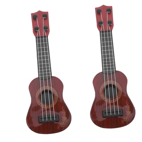 Abaodam 2st Gitarrenspielzeug Für Kinder Musikalisches Lernspielzeug Banjo-Instrument-Spielzeug Kinder-Instrument-Spielzeug Ukulele Musikspielzeug Gitarren-lernspielzeug Gitarre Üben Abs von Abaodam