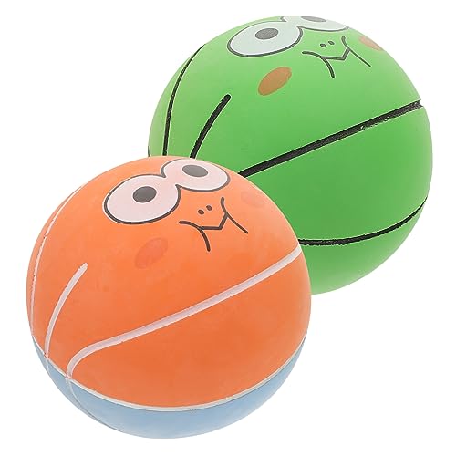 Abaodam 2st Mini-basketballspielzeug Tragbare Sprungbälle Anti-Stress-hüpfbälle Lustige Springende Bälle Farbige Springbälle Kinder Hüpfen Mit Bällen Farbige Sprungbälle Gummi von Abaodam