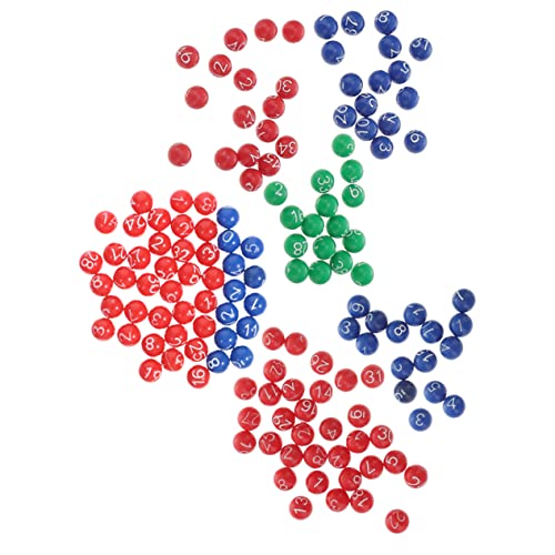 Abaodam 3 Packungen Ball Der Lotteriemaschine Tombola-Trommel Clue-Escape-Spiel Partyspiel Bälle Requisiten Sphäre Partybälle Bloodborne-brettspiel Nur Bingokugeln Bingo Mit Zahl Plastik von Abaodam