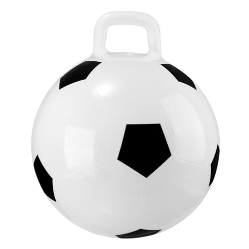 Abaodam 3 STK PVC aufblasbarer Ball aufblasbares Springen Hüpfender Ball Spielzeug für Kinder kinderspielzeug spielzeuge springball für Kinder PVC-Fußballspielzeug Springender Ball Weiß von Abaodam