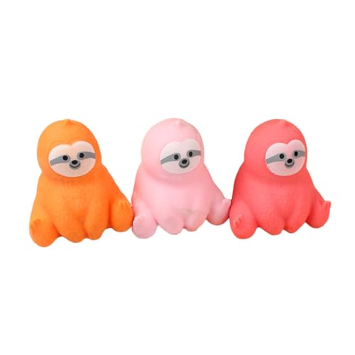 Abaodam 3 STÜCKE Faultier Form Dehnbar Quetschspielzeug für Erwachsene Elastisches Beruhigungsspielzeug Fördert Konzentration und Stressabbau Robustes Kunststoffmaterial Zufällige Farbe Abaodam 3 STÜCKE Faultier Form Dehnbar Quetschspielzeug für Erwachsene Elastisches Beruhigungsspielzeug Fördert Konzentration und Stressabbau Robustes Kunststoffmaterial Zufällige Farbe von Abaodam