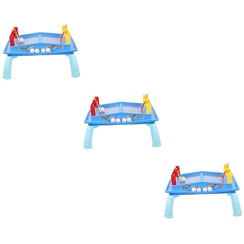 Abaodam 3 Sätze Brettspiel Tischtennis Sport-Tabletop-Spiel Tischtennis Spielzeug Für Kinder Mini-tischtennisspiel Tisch Brettspiel Lern-Pong-Spielzeug Kinderspielzeug Kinderbedarf Plastik von Abaodam