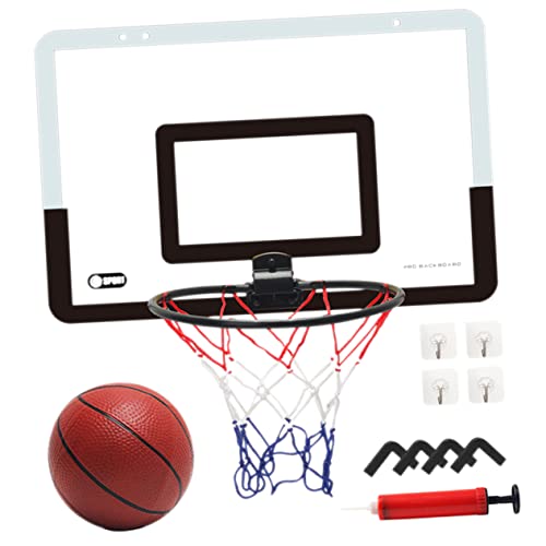 Abaodam 3 Sätze Indoor-basketballkorb Tür-basketballkorb Basketballkorb Für Kleinkinder Interessantes Basketballspielzeug Mini-basketballspielzeug Tragbare Badewanne Für Kinder PVC von Abaodam