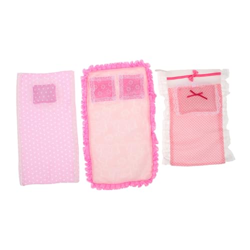 Abaodam 3 Sätze Miniatur Bettlaken Kissen Für Puppenhaus Schlafzimmermöbel Dekorationszubehör Abaodam 3 Sätze Miniatur Bettlaken Kissen Für Puppenhaus Schlafzimmermöbel Dekorationszubehör von Abaodam