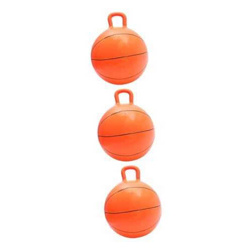 Abaodam 3 STK Hüpfendes Croissant Sprungbälle Für Kinder Kinderreitball Kinder Aufblasbarer Ball Ballspielzeug Für Kinder Hüpfende Ballspielzeuge Aufblasbares Springen Kinder Hüpfend PVC von Abaodam