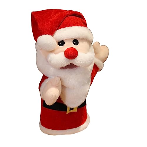 Abaodam 3 STK Santa Handpuppe weihnachtsmann handpuppe Spielzeug ab 1 Jahr lernspielzeug Fingerpuppen Spielzeug Mini-Spielzeug Plüschfigur Spielzeug Spielzeug Mini-Fingerpuppe von Abaodam